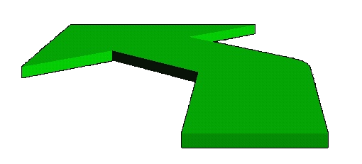 Solid Arrow with hard corners